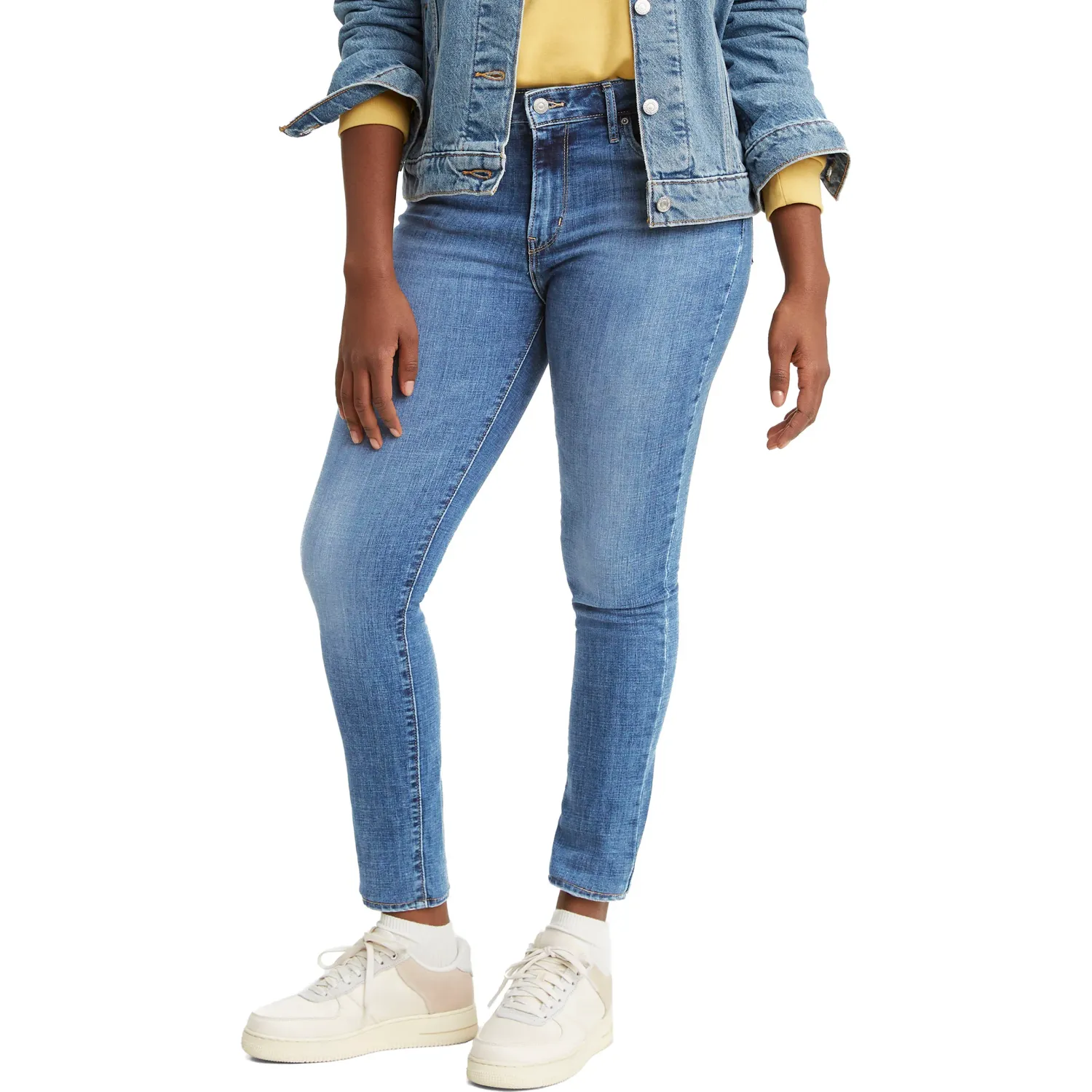 Levis Pantalon Levis Jeans Mujer 721 color celeste | Platanitos
