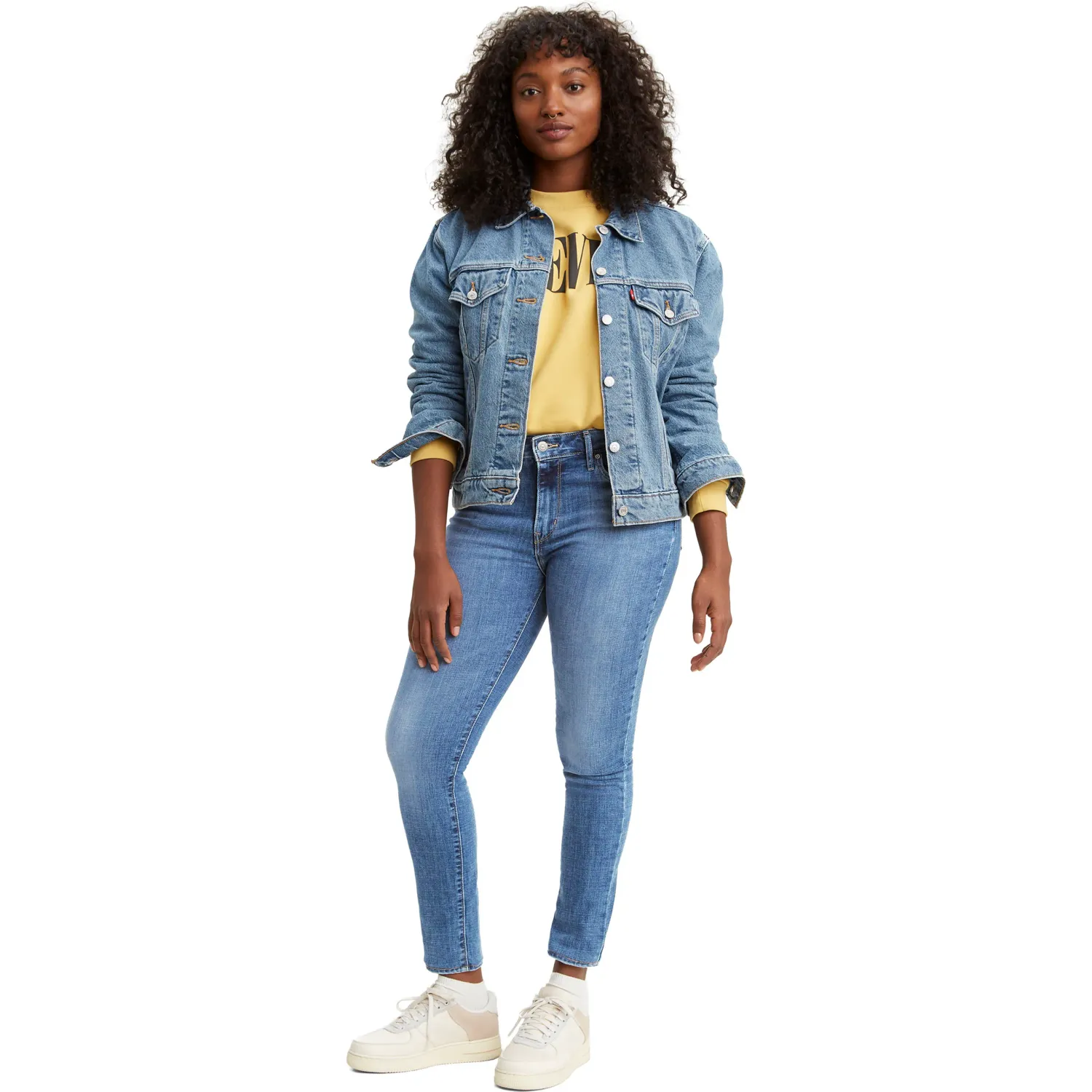 Levis Pantalon Levis Jeans Mujer 721 color celeste | Platanitos
