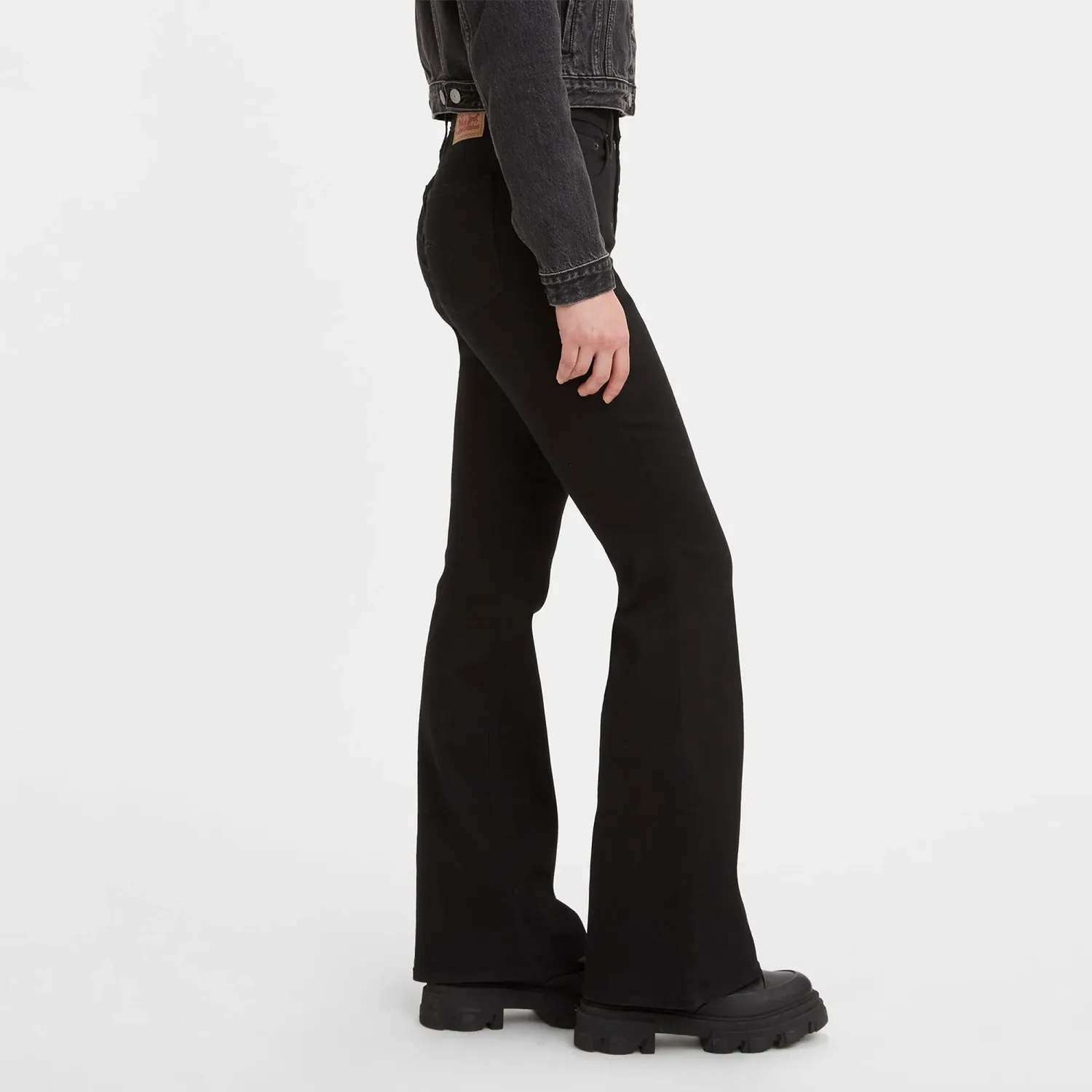 Pantalon Levis Jeans Mujer 726 color negro | Platanitos