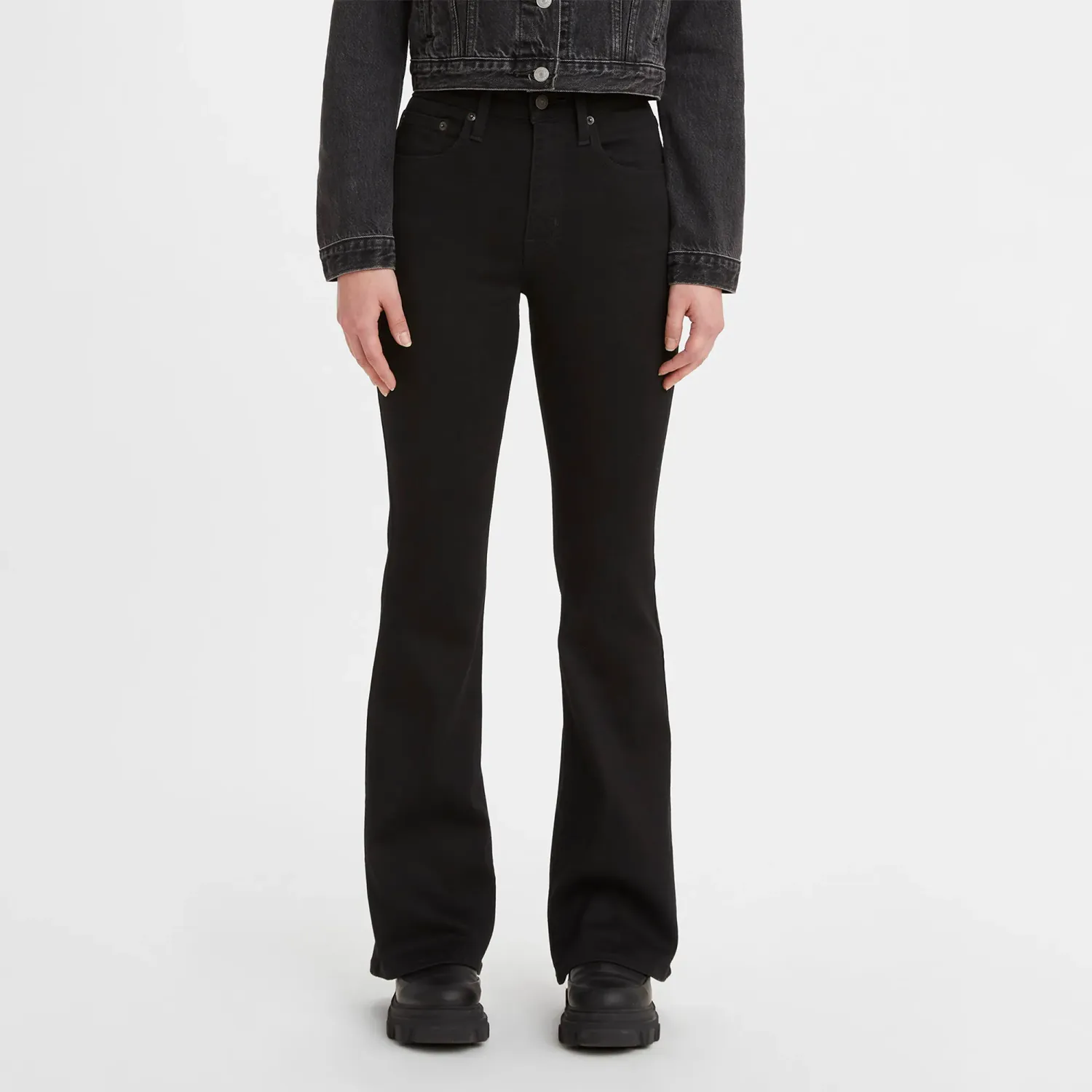 Pantalon Levis Jeans Mujer 726 color negro | Platanitos