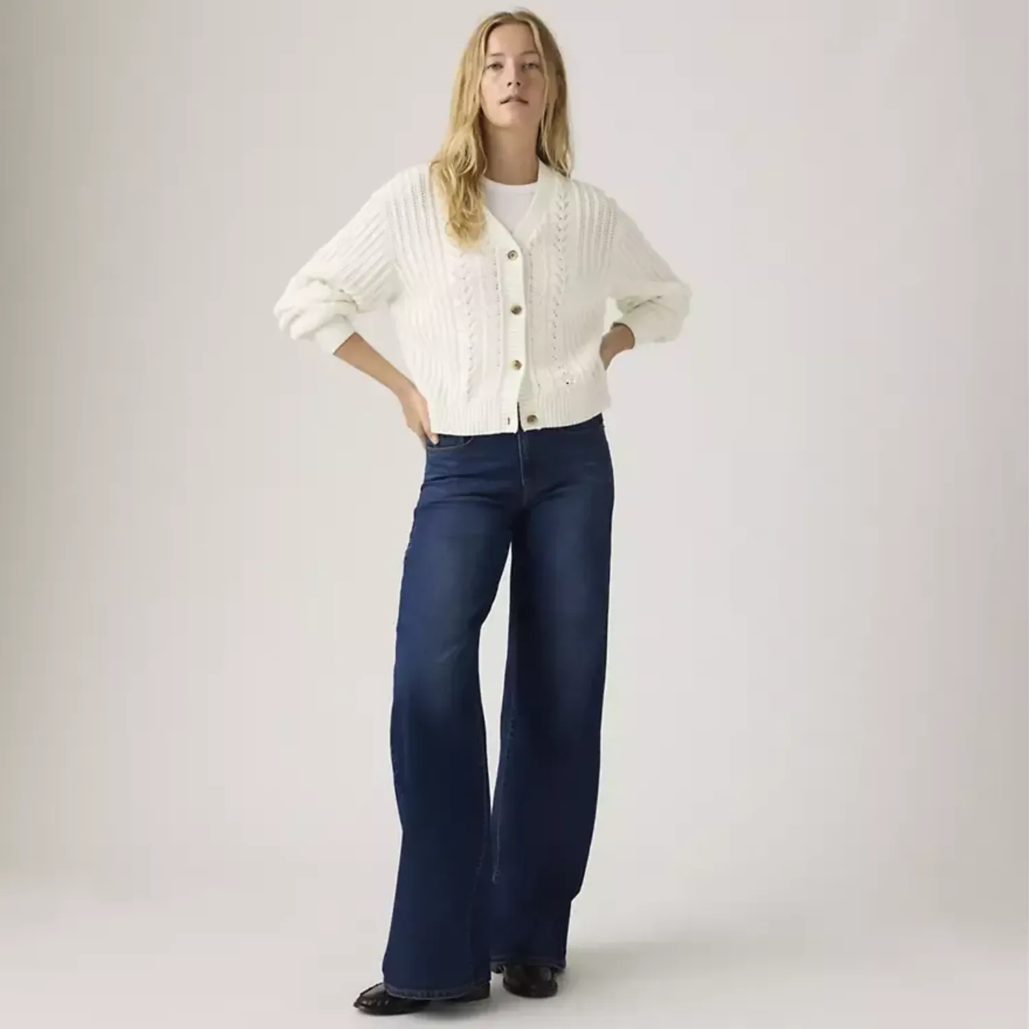 Levis Pantalon Levis Jeans Mujer 728 color azul | Platanitos