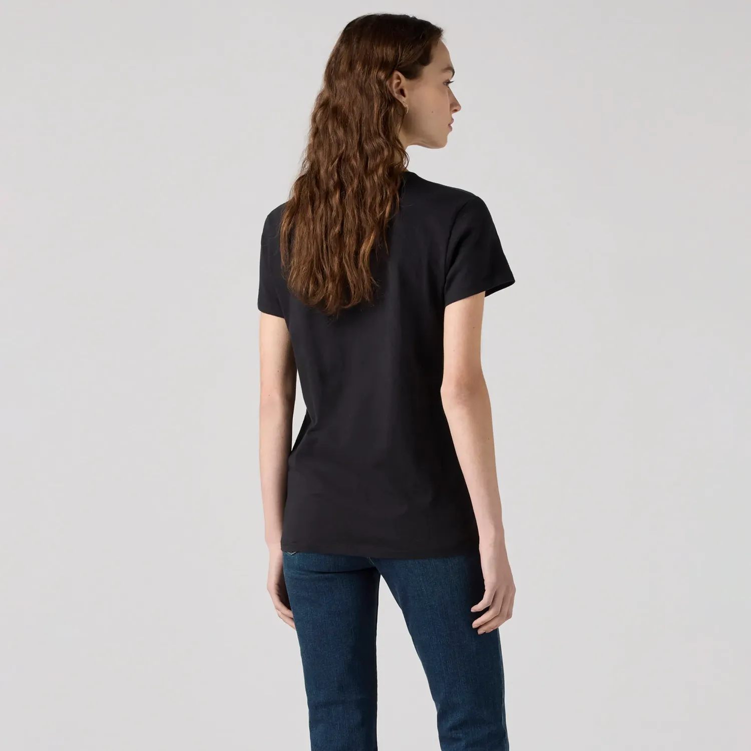 Levis Polo Levis Manga Corta Mujer Clasic Logo Batwing color negro | Platanitos