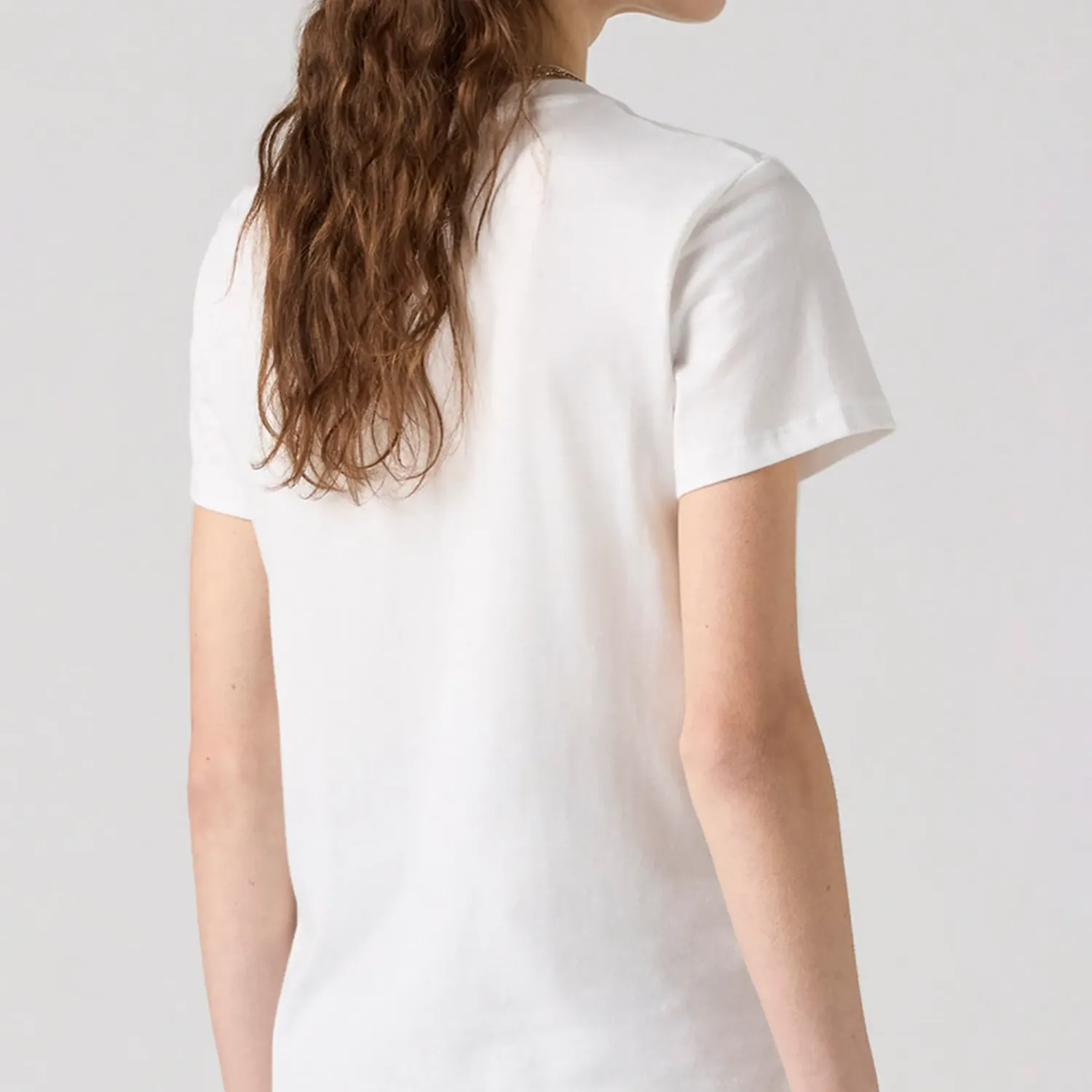 Levis Polo Levis Manga Corta Mujer Clasic Logo Batwing color blanco | Platanitos