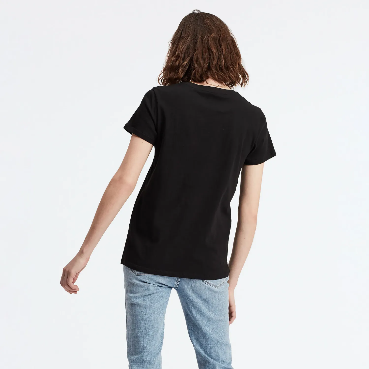Levis Polo Levis Manga Corta Mujer Perfect Tee Levis color negro | Platanitos