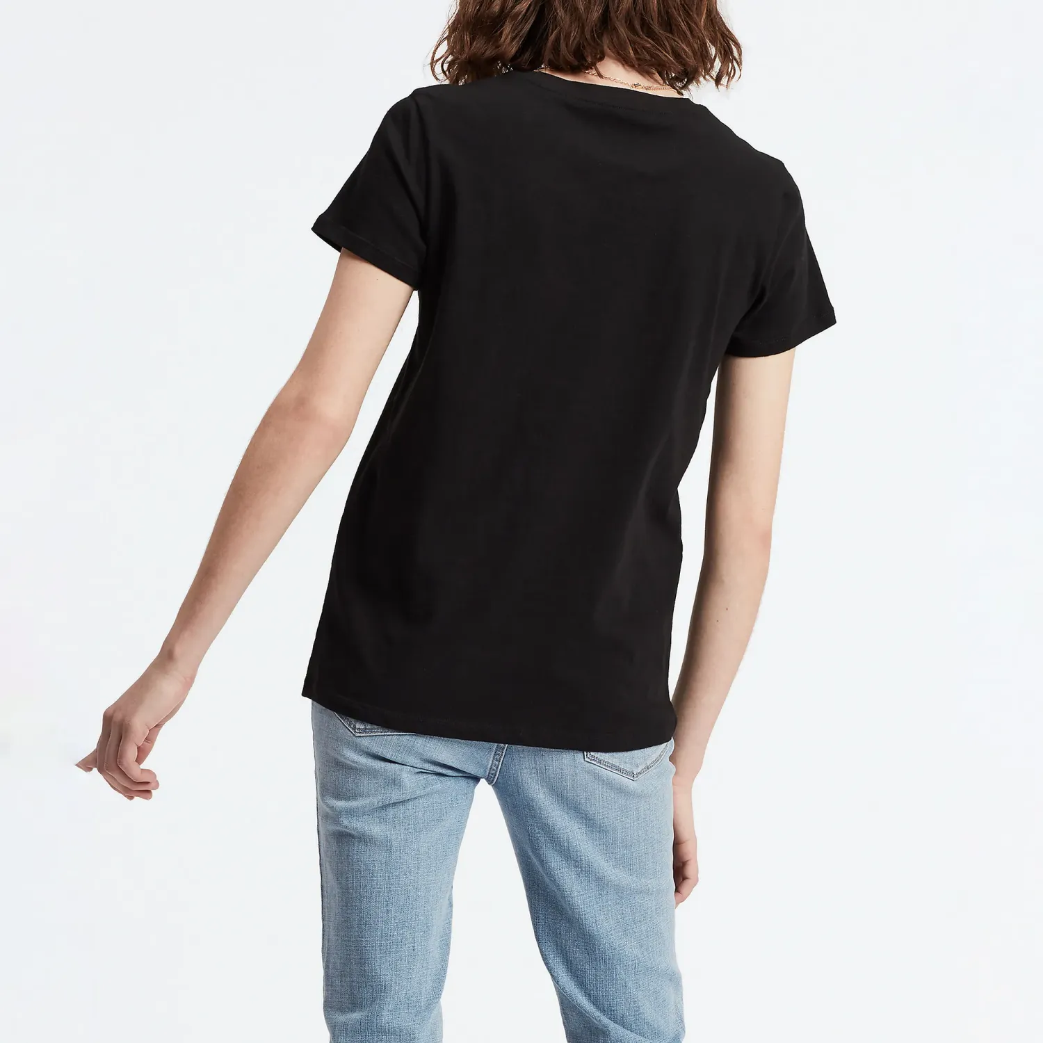 Levis Polo Levis Manga Corta Mujer Perfect Tee Levis color negro | Platanitos