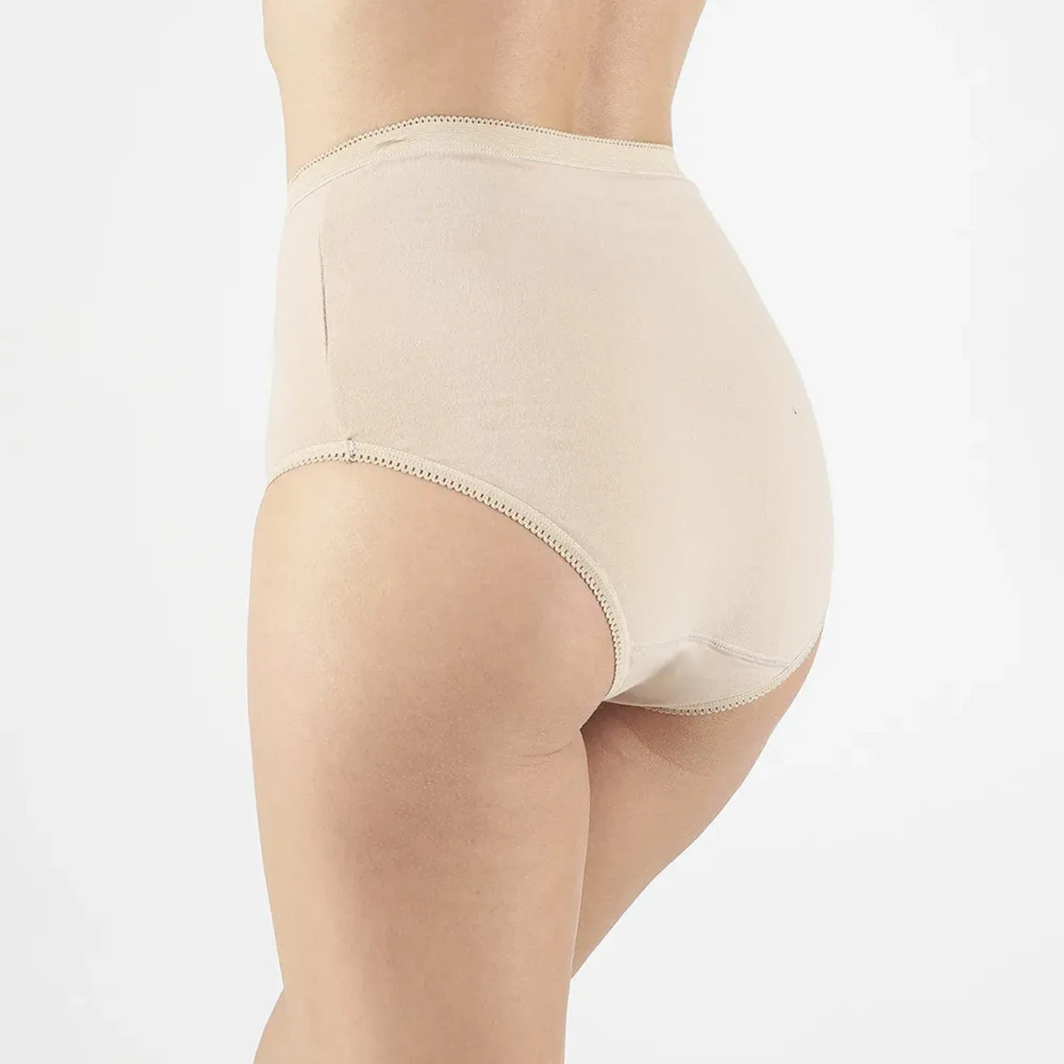 Calzon Kayser Mujer Trusa Maxi Algodon color beige | Platanitos