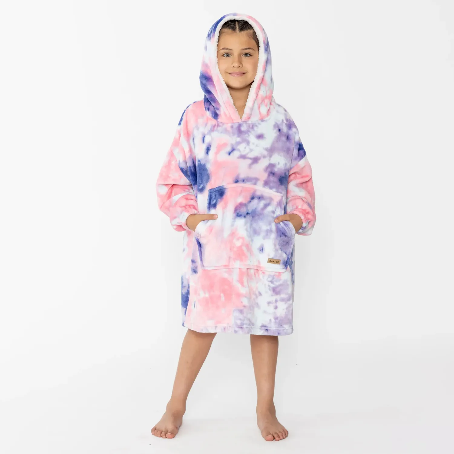 Kayser Pijama Kayser Niña Camisola Coral Fleece color morado | Platanitos