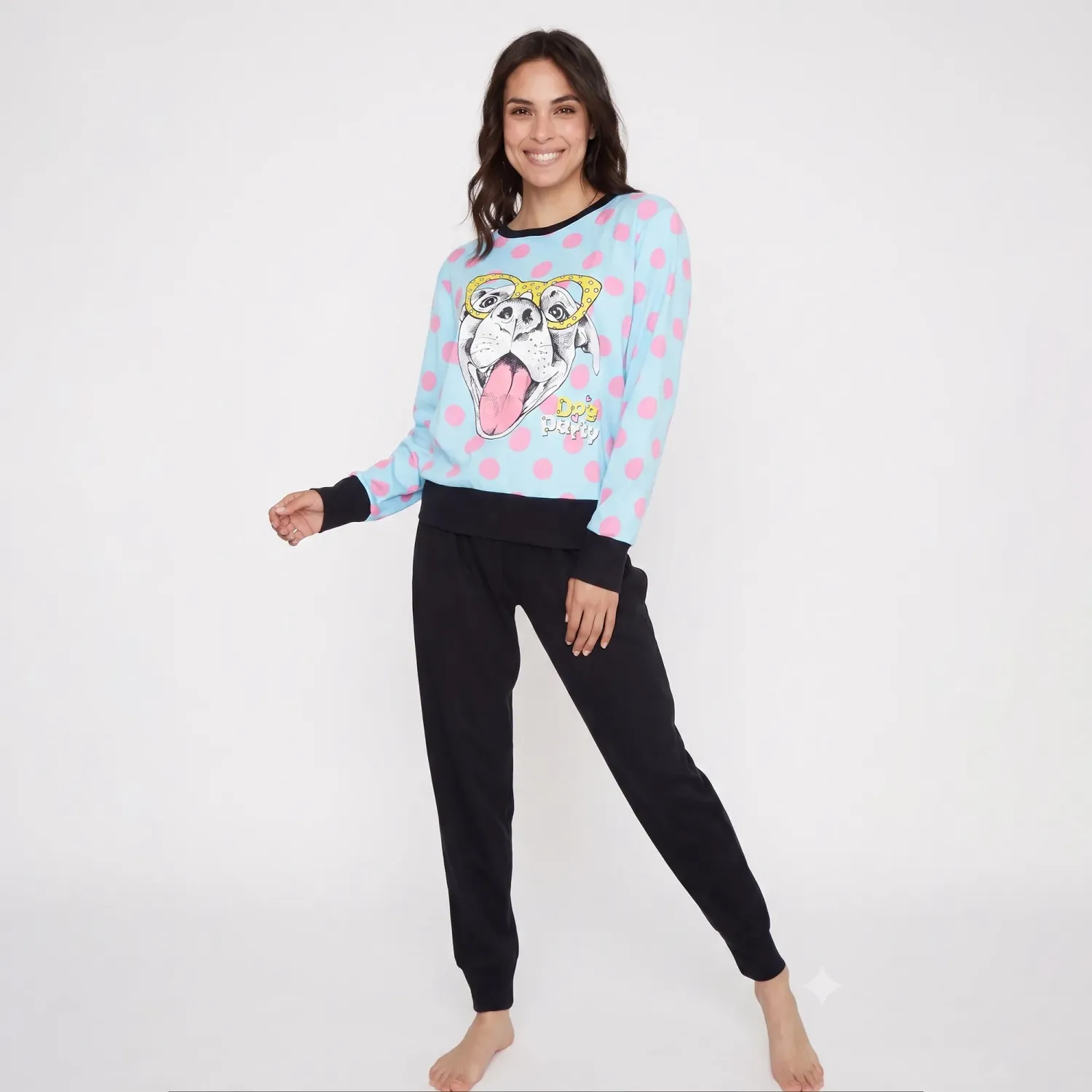 Kayser Pijama Kayser Mujer Algodon color turquesa | Platanitos