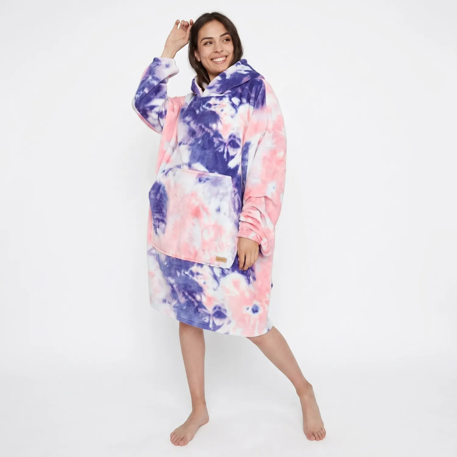 Kayser Enterizo Kayser Mujer Coral Fleece color morado | Platanitos