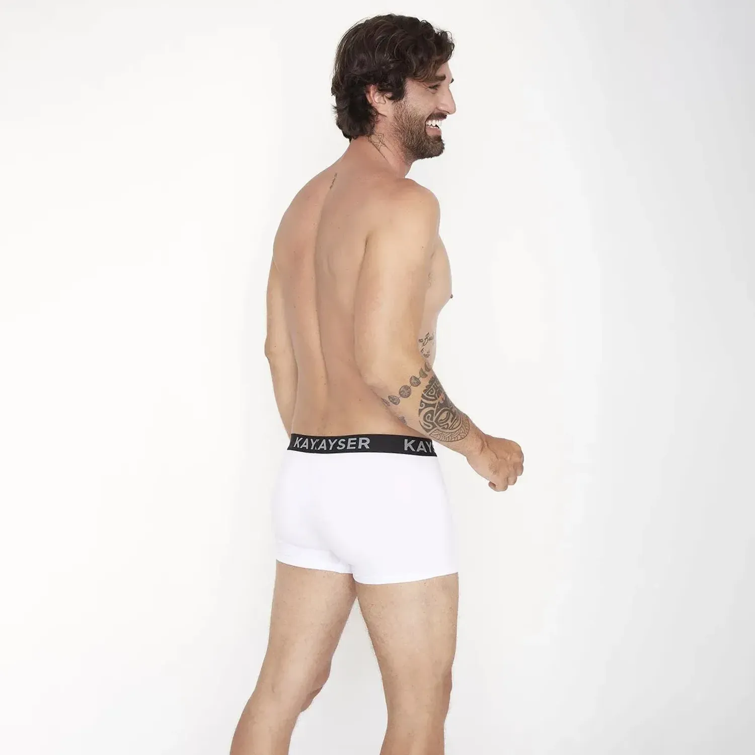 Boxer Kayser Hombre Algodon color blanco | Platanitos