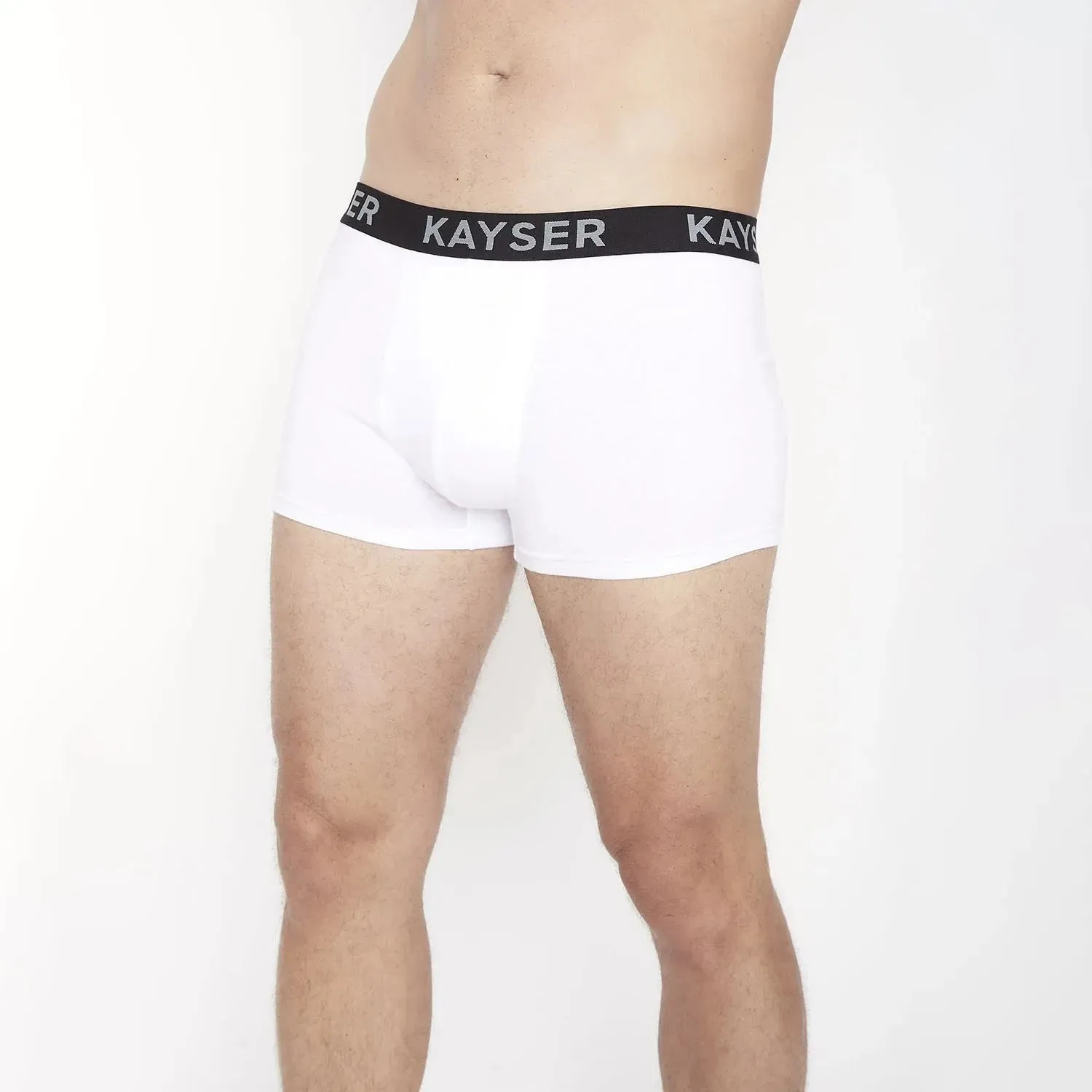 Boxer Kayser Hombre Algodon color blanco | Platanitos