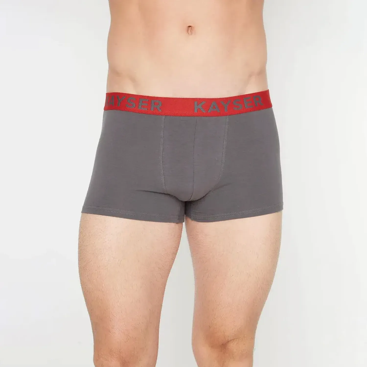 Boxer Kayser Hombre Algodon color gris | Platanitos
