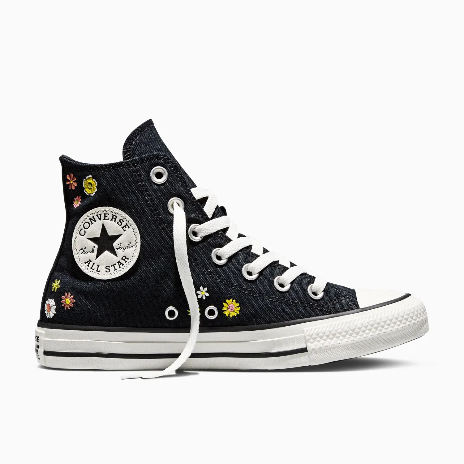 Converse Zapatillas Converse Mujer Chuck Taylor All Star Embroidered Florals color negro | Platanitos