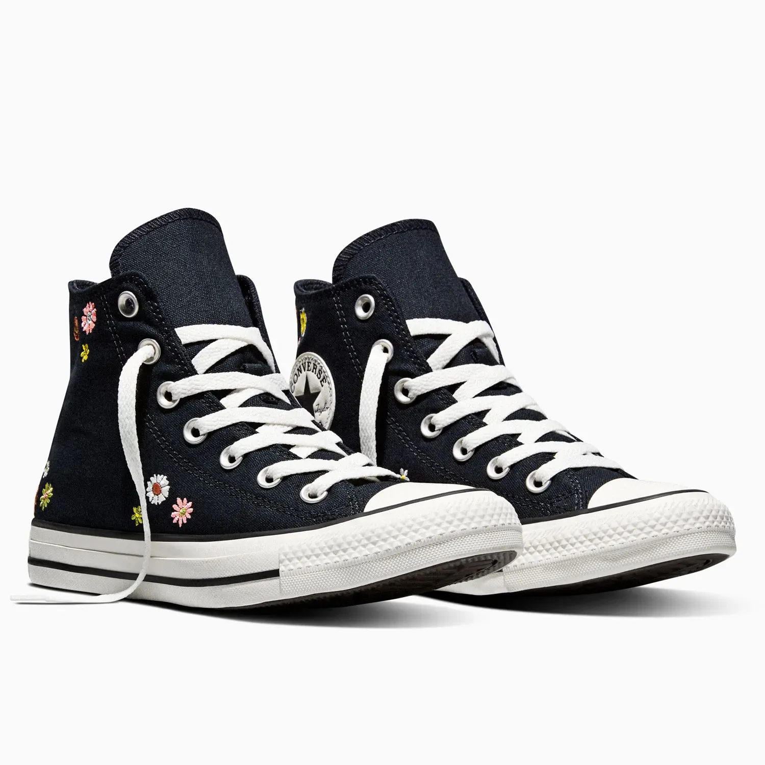 Converse Zapatillas Converse Mujer Chuck Taylor All Star Embroidered Florals color negro | Platanitos