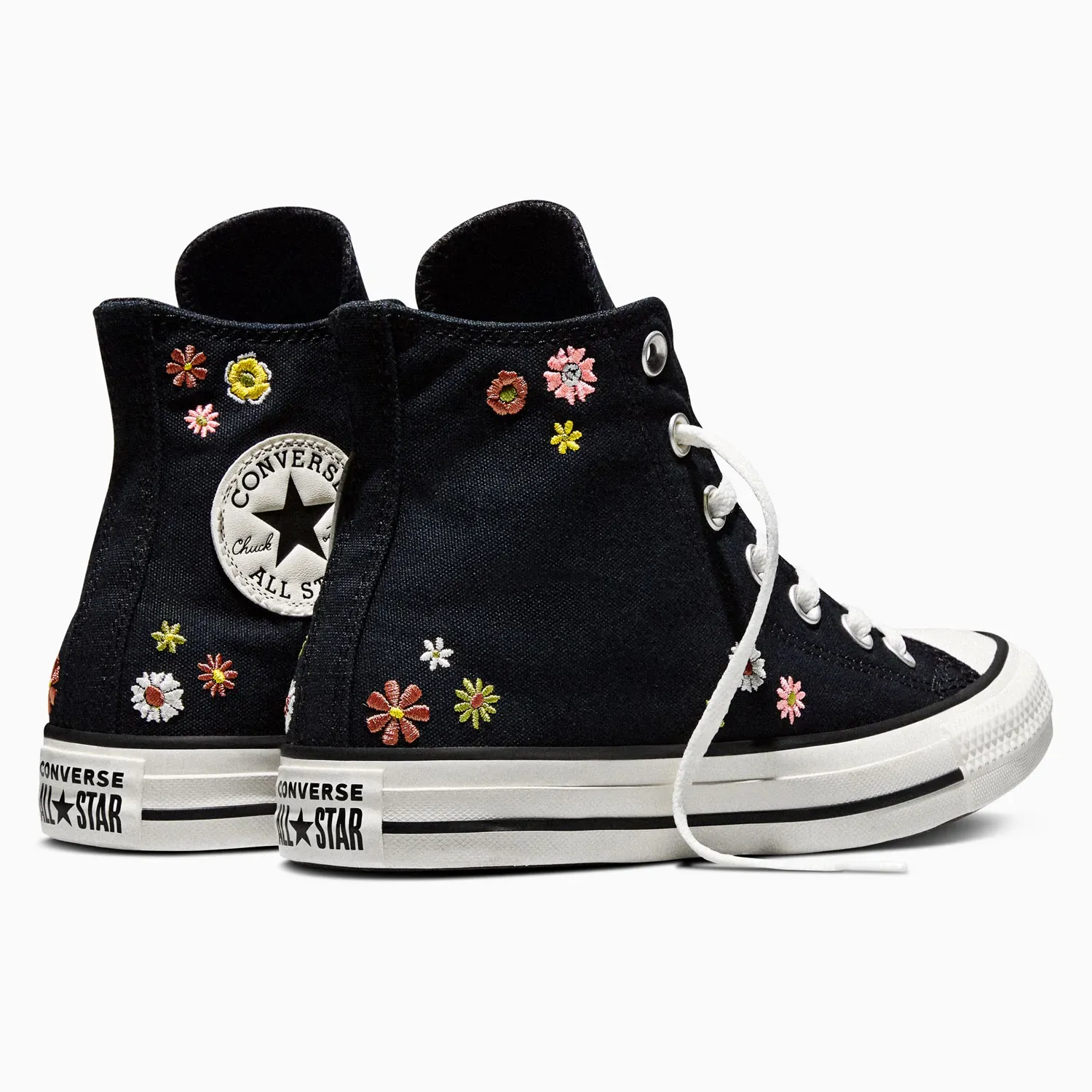 Converse Zapatillas Converse Mujer Chuck Taylor All Star Embroidered Florals color negro | Platanitos