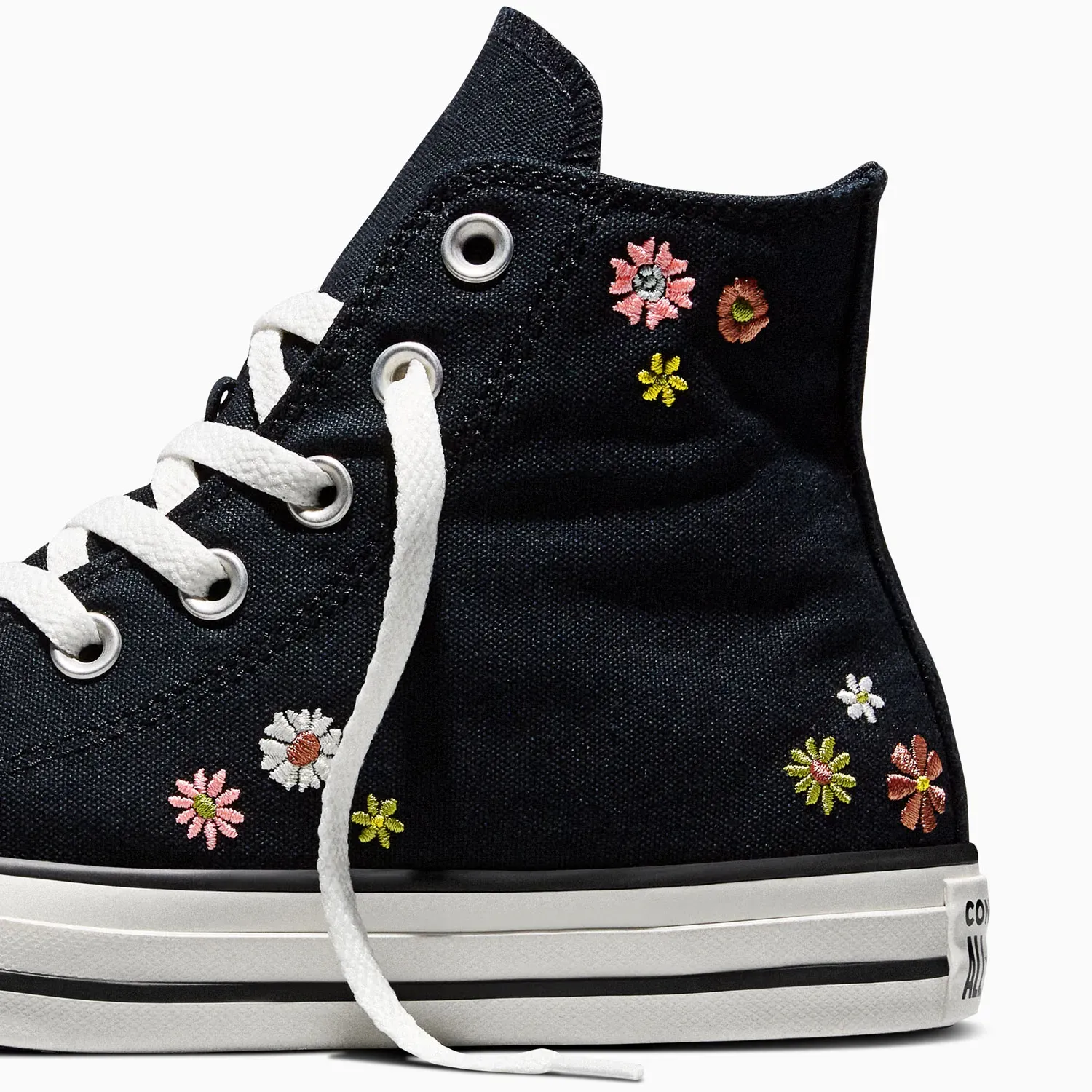 Converse Zapatillas Converse Mujer Chuck Taylor All Star Embroidered Florals color negro | Platanitos