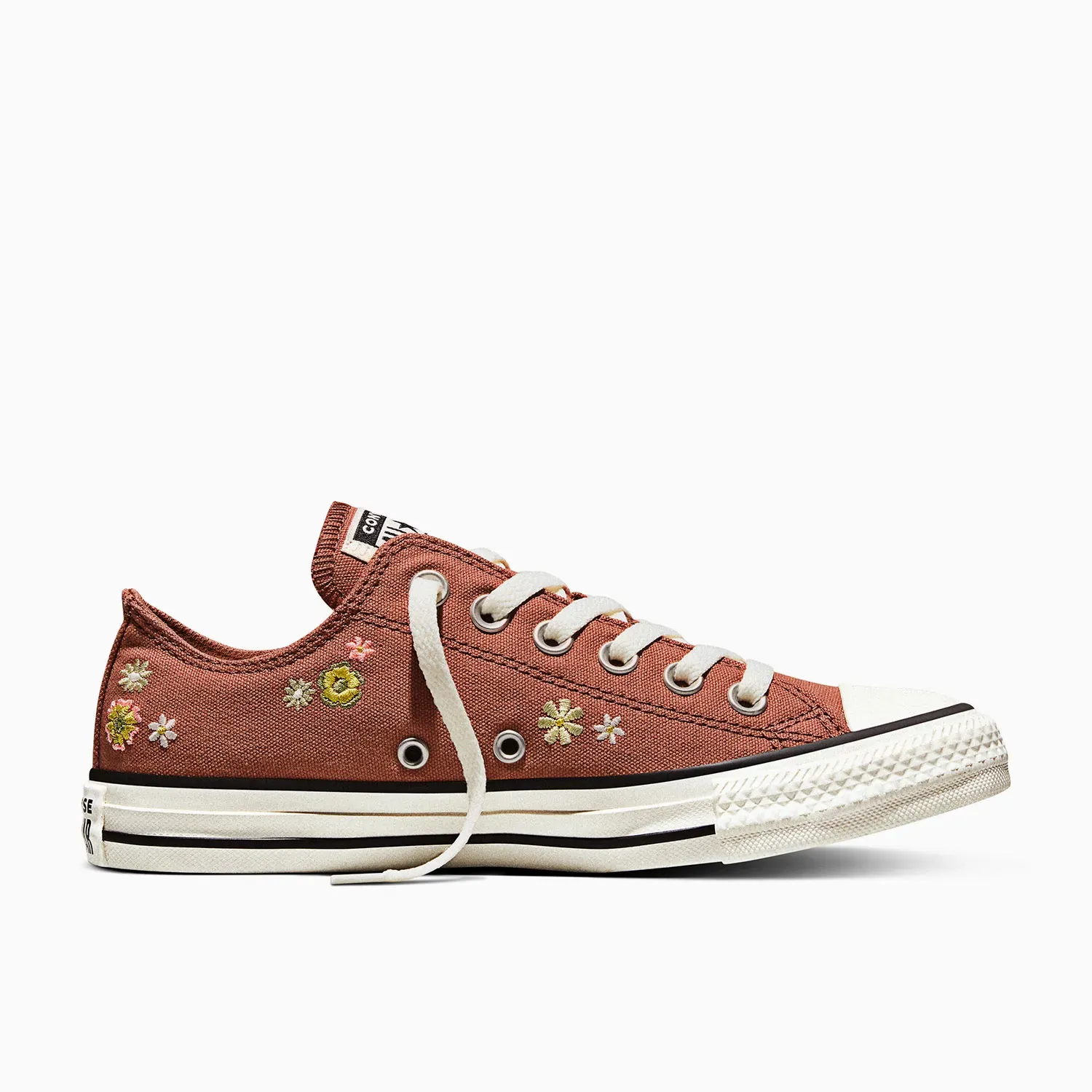 Zapatillas Converse Mujer Chuck Taylor All Star Embroidered Florals color naranja | Platanitos