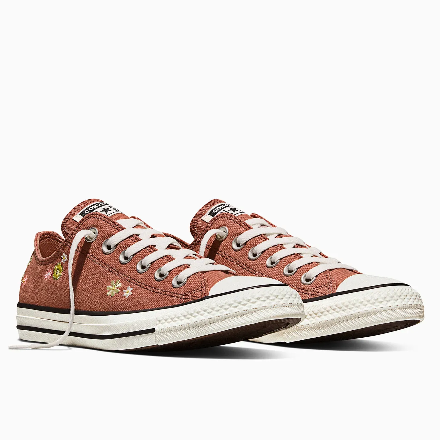 Zapatillas Converse Mujer Chuck Taylor All Star Embroidered Florals color naranja | Platanitos