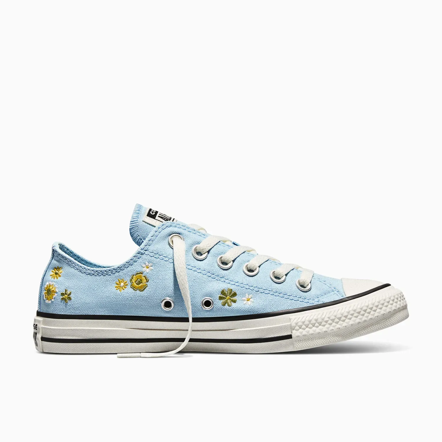 Converse Zapatillas Converse Mujer Chuck Taylor All Star Embroidered Florals color celeste | Platanitos