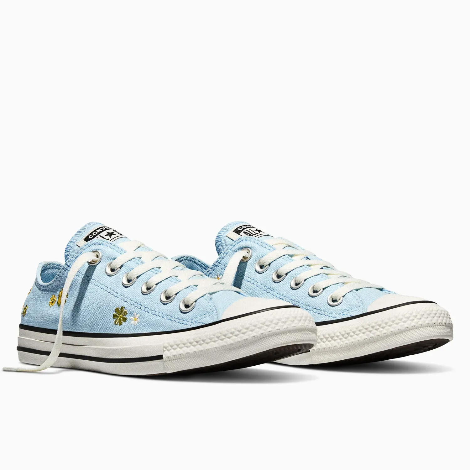 Converse Zapatillas Converse Mujer Chuck Taylor All Star Embroidered Florals color celeste | Platanitos