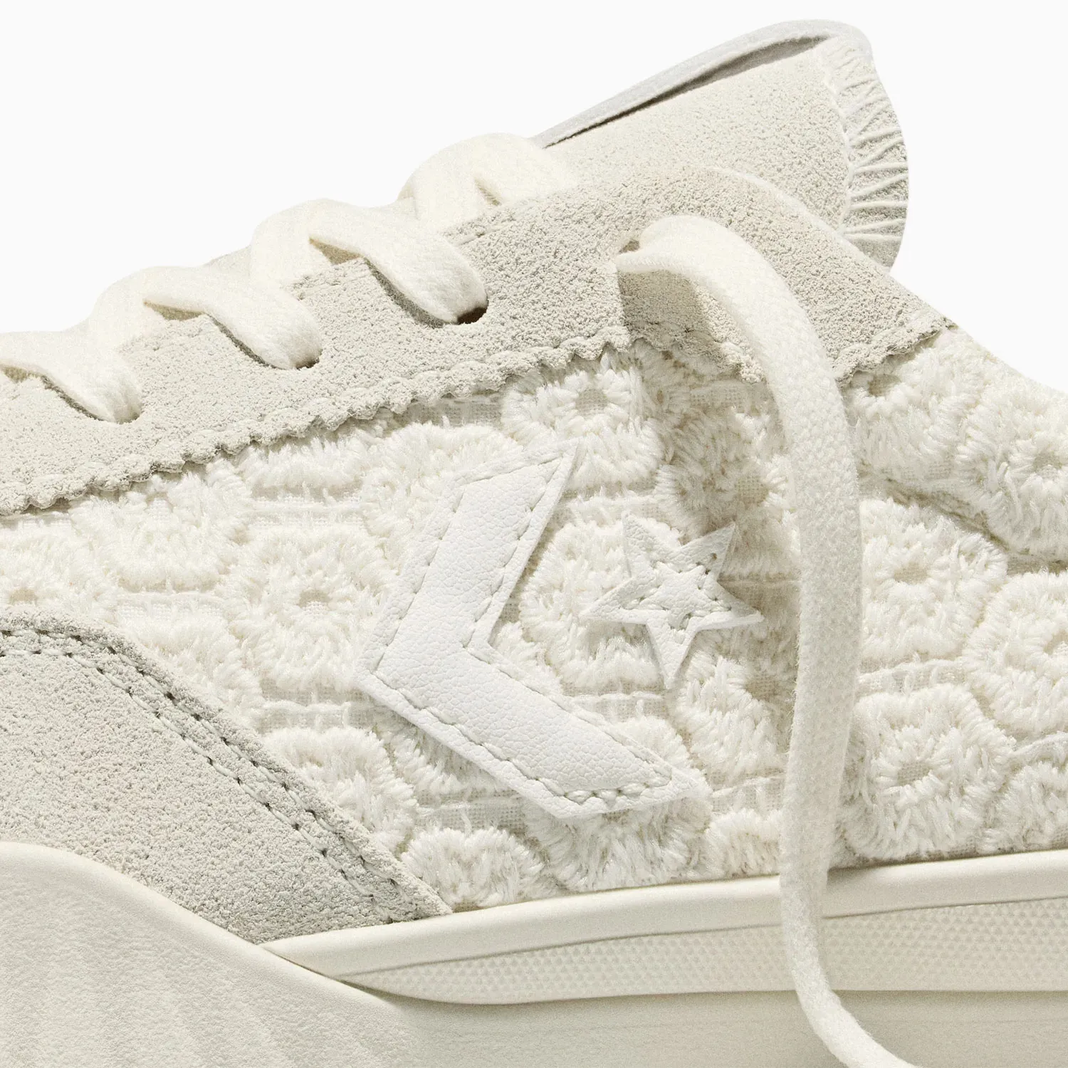 Converse Zapatillas Converse Mujer Run Star Trainer Crochet color crema | Platanitos