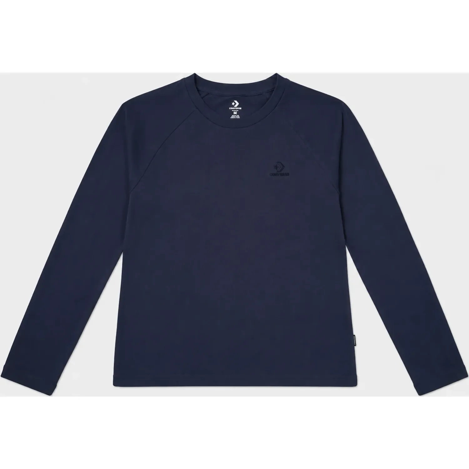 Polera Converse Deportiva Mujer Ml Small Star Chevron color azul | Platanitos