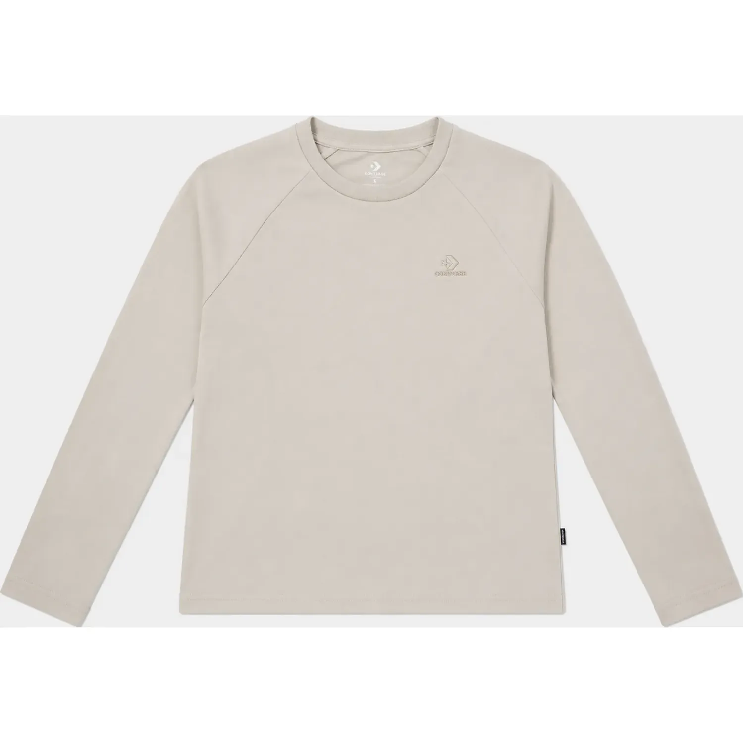 Converse Polera Converse Deportiva Mujer Ml Small Star Chevron color beige | Platanitos