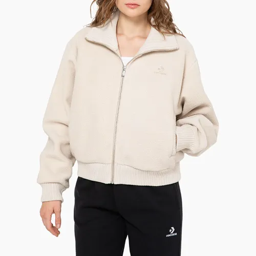 Mujer Converse Beige Casaca Mujer Sherpa Star Chevron