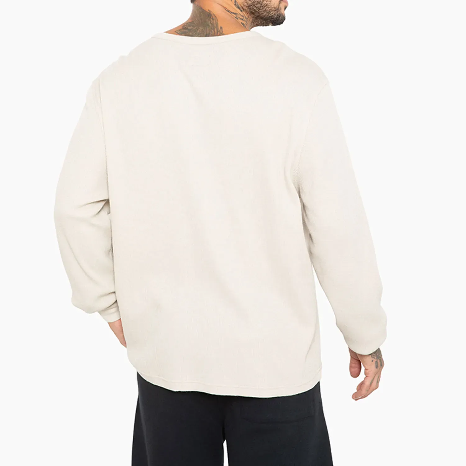 Converse Polera Converse Hombre Ml Small Star Chevron color beige | Platanitos