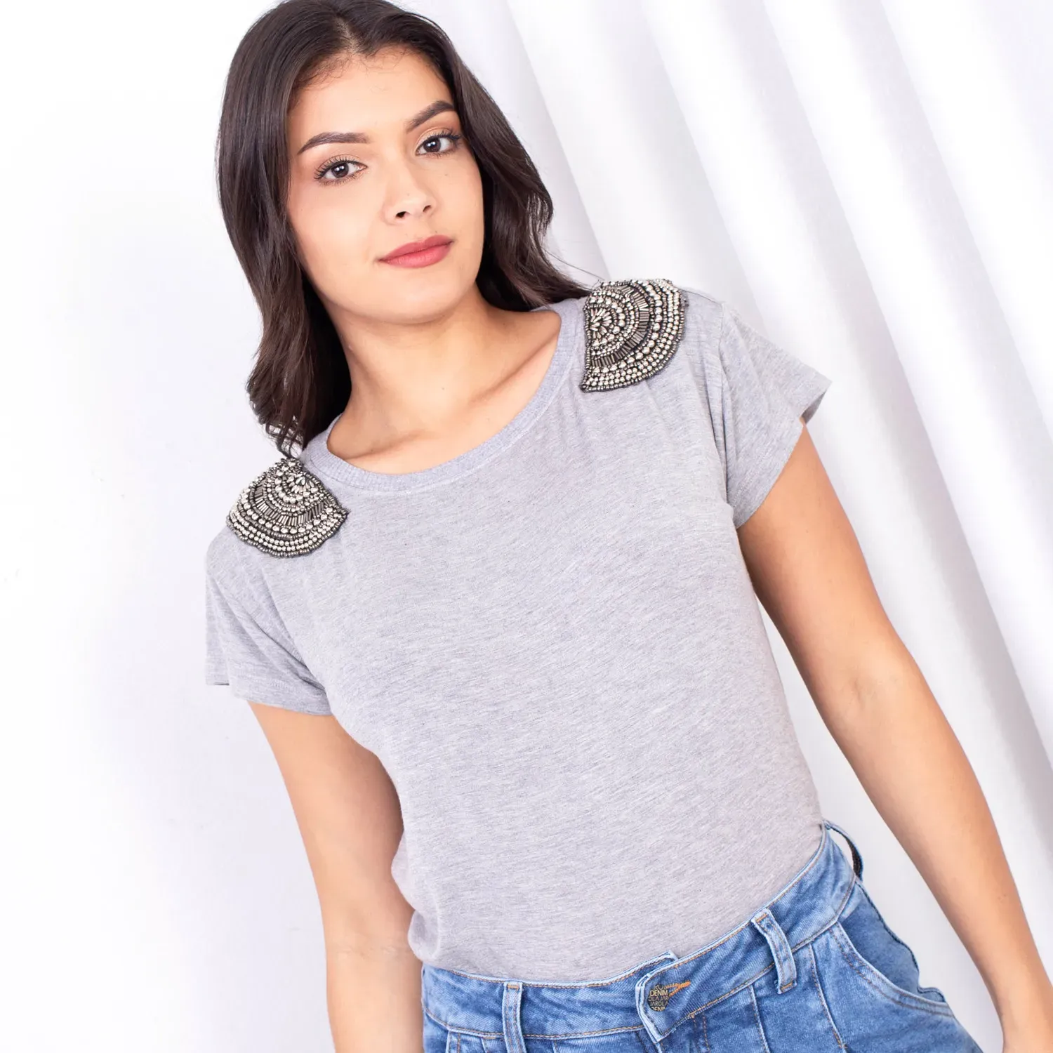 JAROLA Polo Jarola Viscosa Natalia color melange | Platanitos