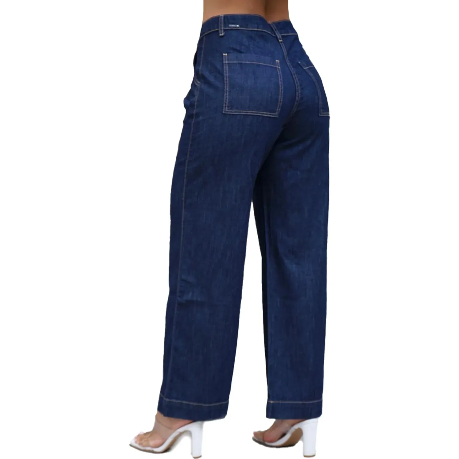 Pantalón Jarola Wide Leg Pinzas Martha color natural | Platanitos