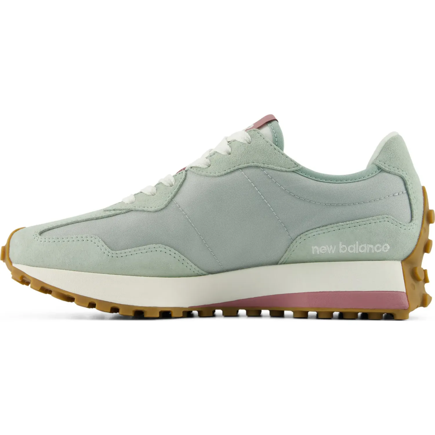 New Balance Zapatillas New Balance Urbanas Mujer 327 color menta / rosado | Platanitos