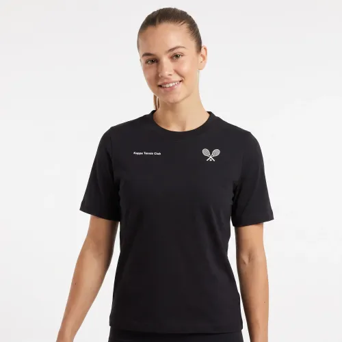 Polo Kappa Urbano Mujer Logo Iota color negro | Platanitos