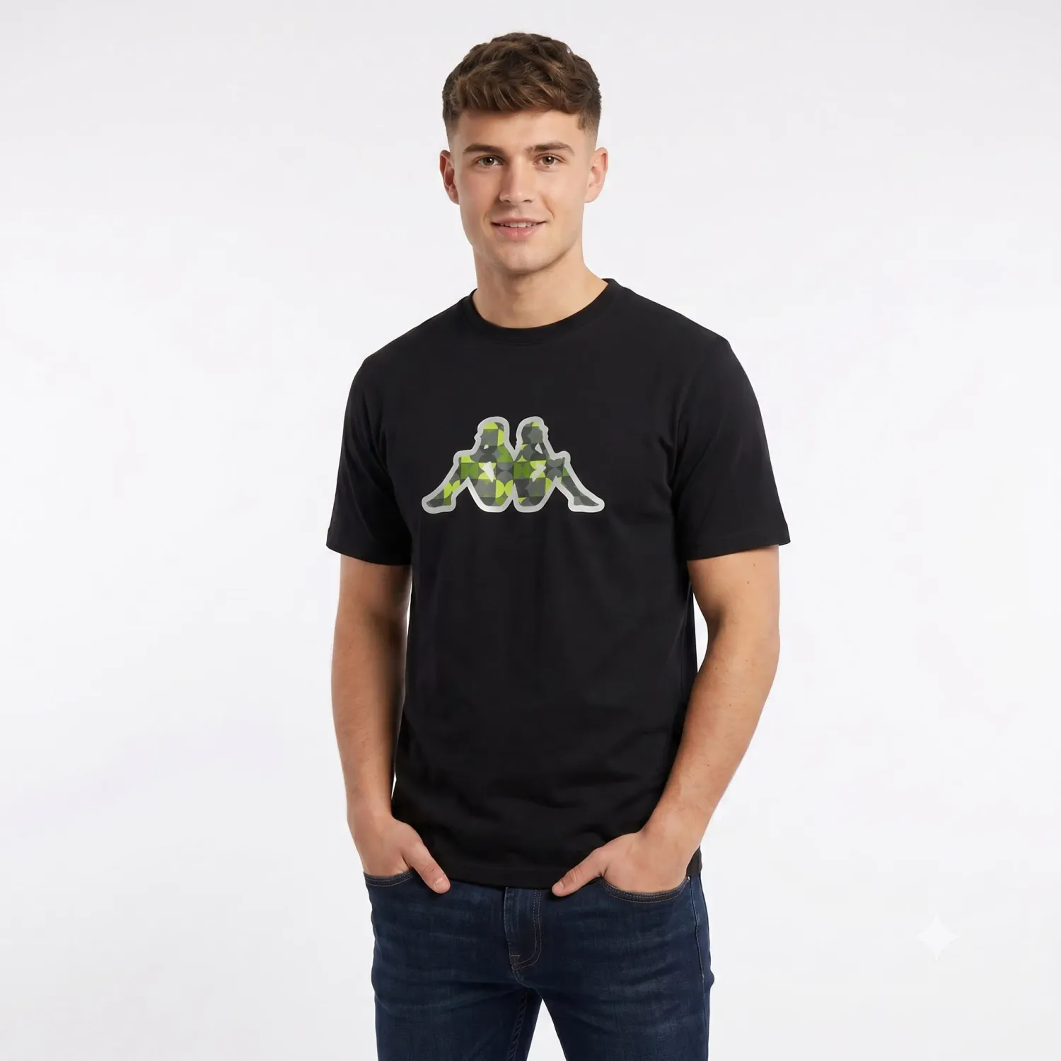 Kappa Polo Kappa Urbano Hombre Logo Isco color negro | Platanitos