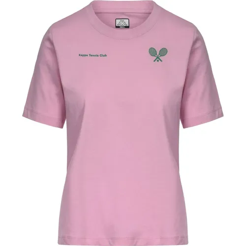 Polo Kappa Urbano Mujer Logo Iota color rosado | Platanitos