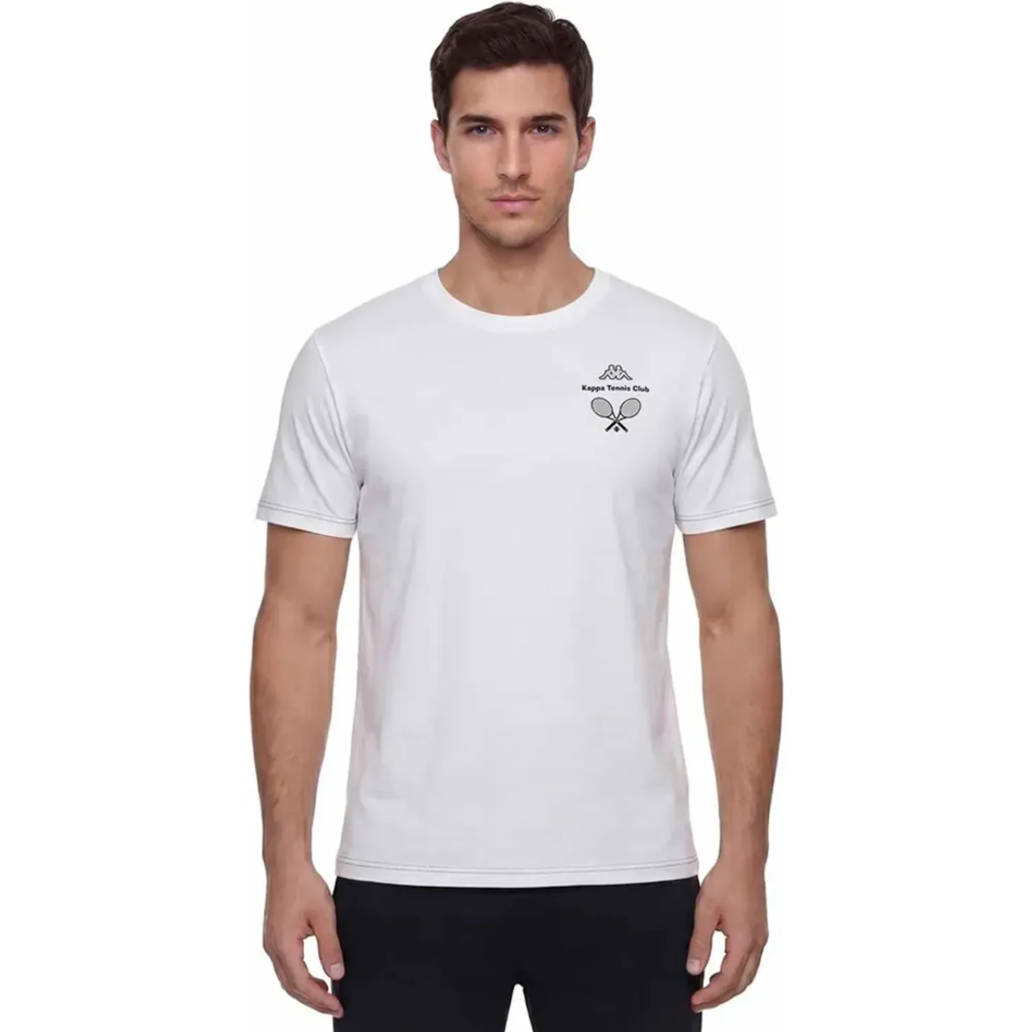 Polo Kappa Urbano Hombre Logo Ivow color blanco | Platanitos