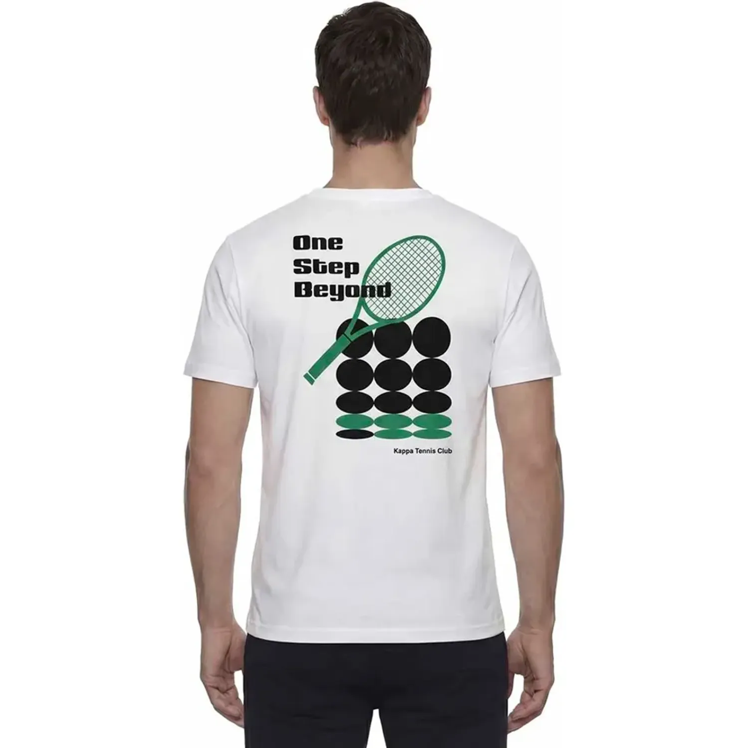 Polo Kappa Urbano Hombre Logo Ivow color blanco | Platanitos