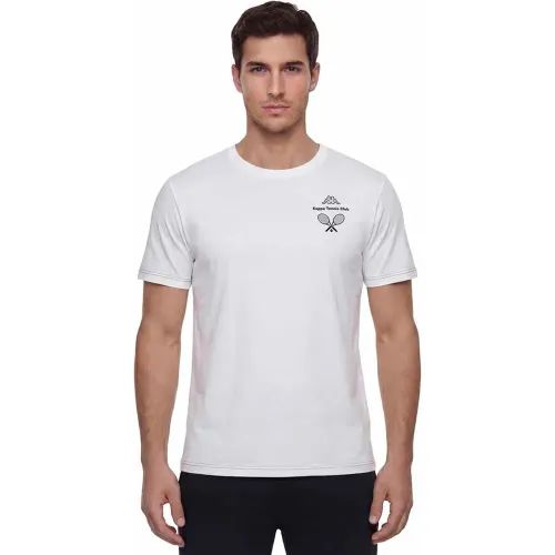 Polo Kappa Urbano Hombre Logo Ivow color blanco | Platanitos
