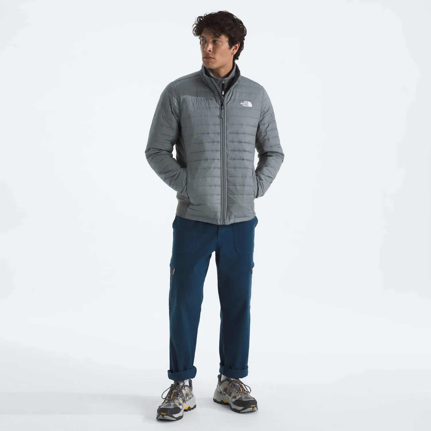 The North Face Casaca The North Face Outdoor Hombre M Canyonlands Hybrid color plomo | Platanitos