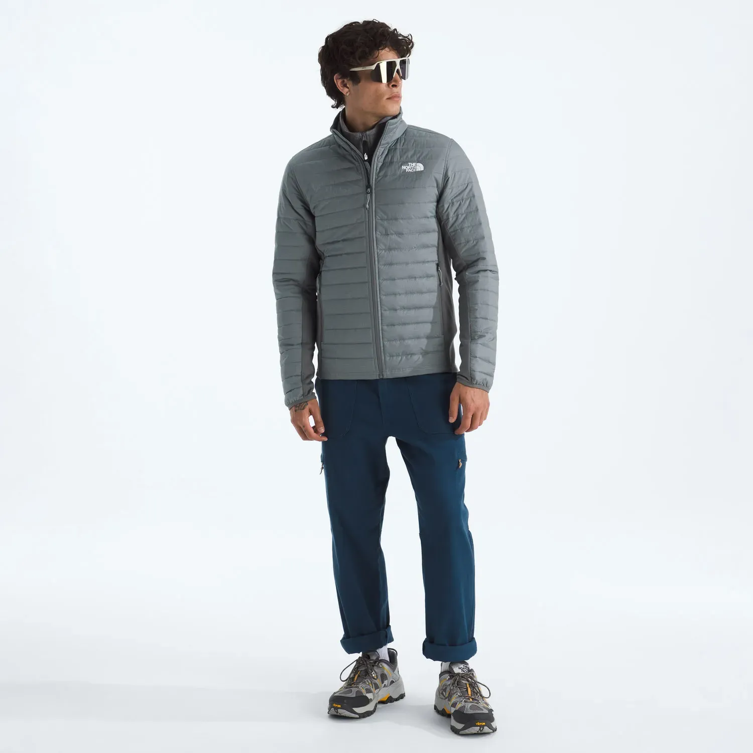 The North Face Casaca The North Face Outdoor Hombre M Canyonlands Hybrid color plomo | Platanitos