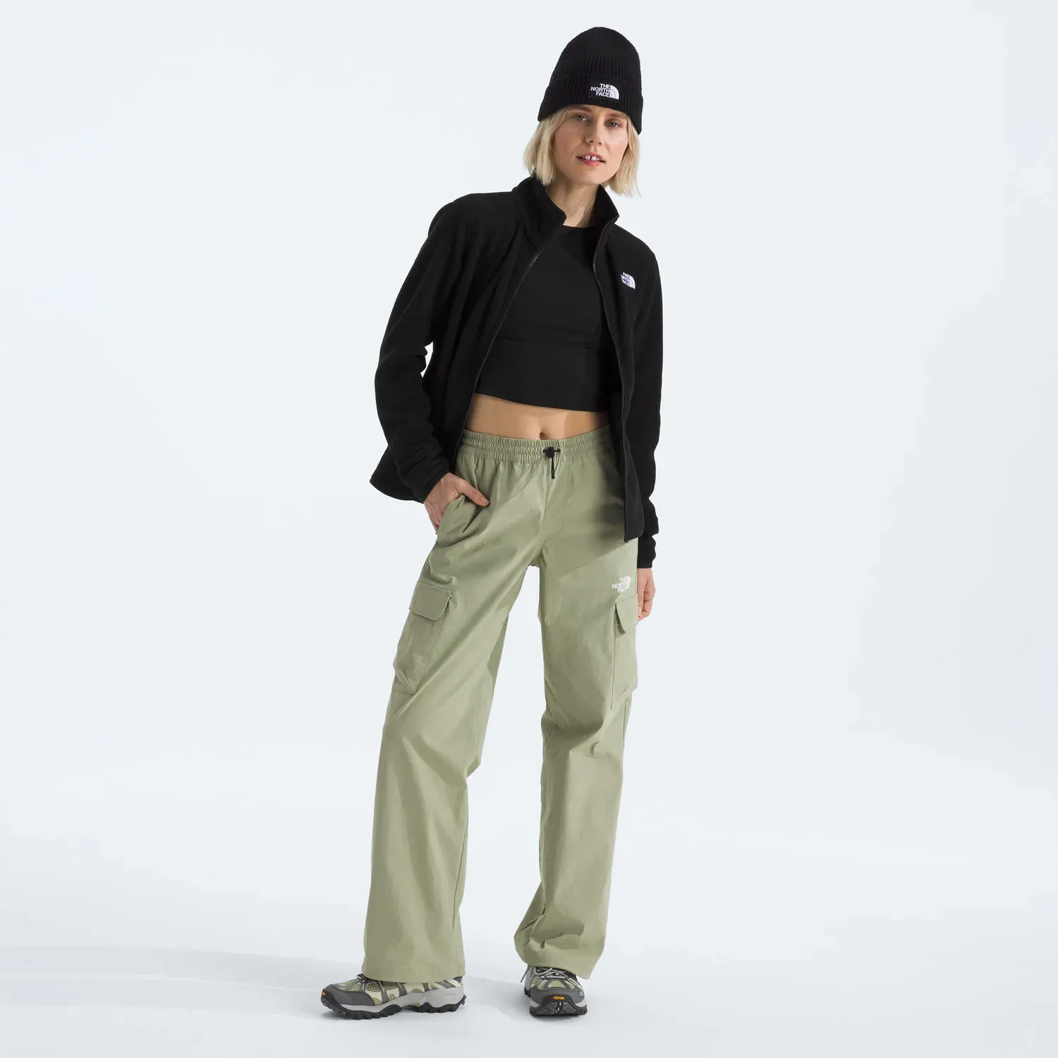The North Face Casaca The North Face Urbana Mujer W Glacier Fleece color negro | Platanitos