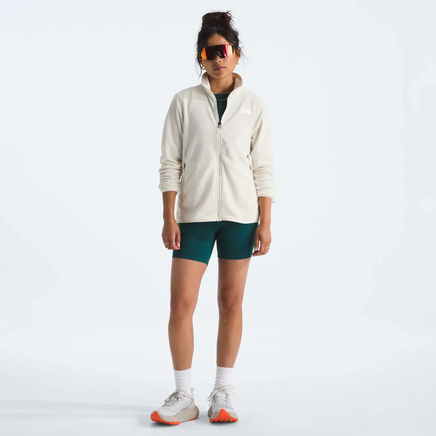 The North Face Casaca The North Face Urbana Mujer W Glacier Fleece color blanco | Platanitos