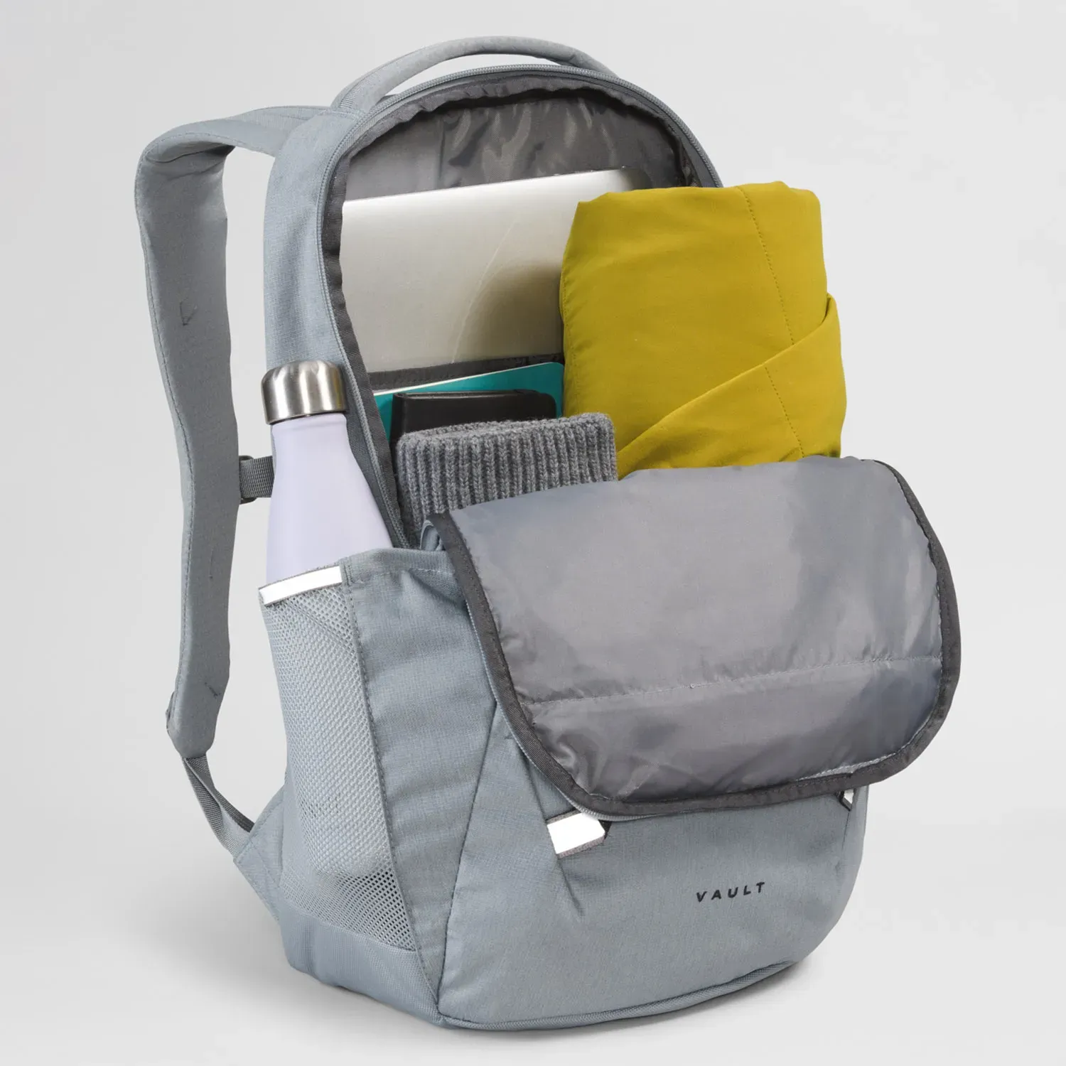The North Face Mochila The North Face Viajera Unisex Vault color plomo | Platanitos