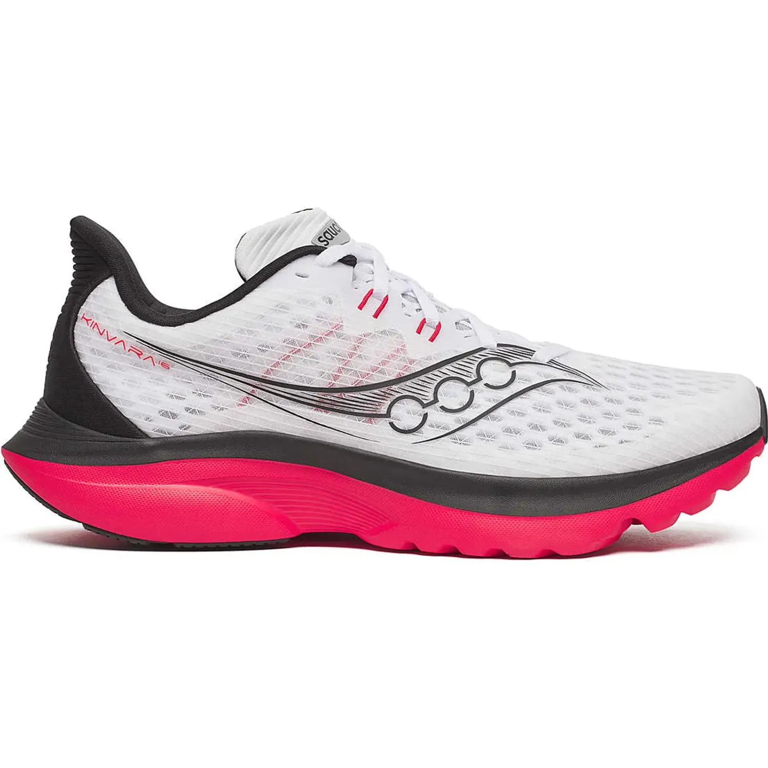 Saucony Zapatilla Saucony Running Hombre Kinvara 16 color blanco / rojo | Platanitos