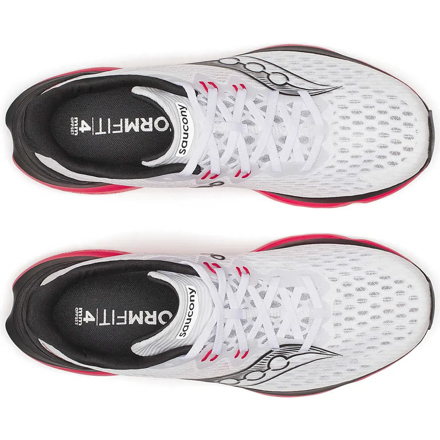 Saucony Zapatilla Saucony Running Hombre Kinvara 16 color blanco / rojo | Platanitos