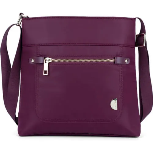Bolso Porta Mujer Alba color morado | Platanitos