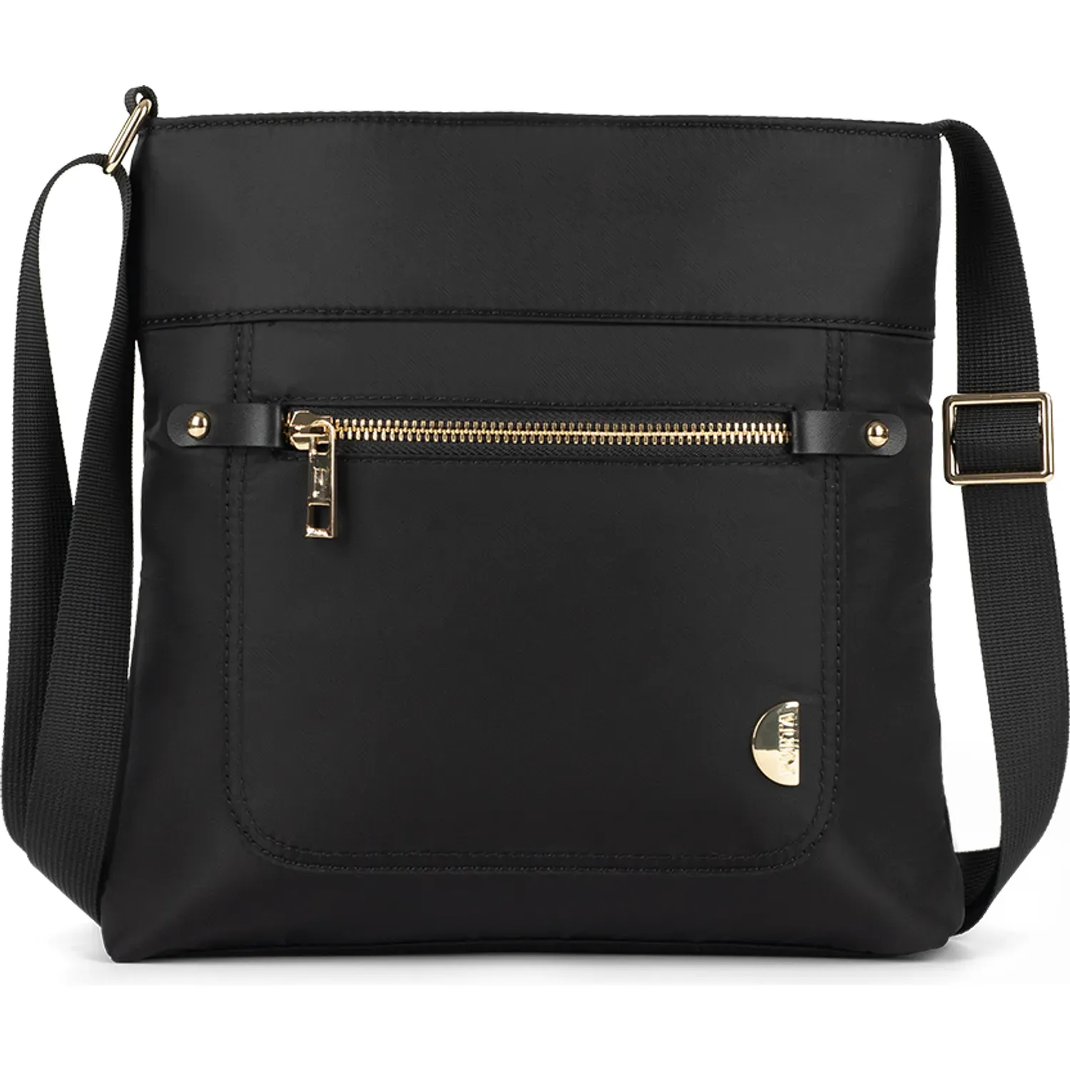 PORTA Bolso Porta Mujer Alba color negro | Platanitos