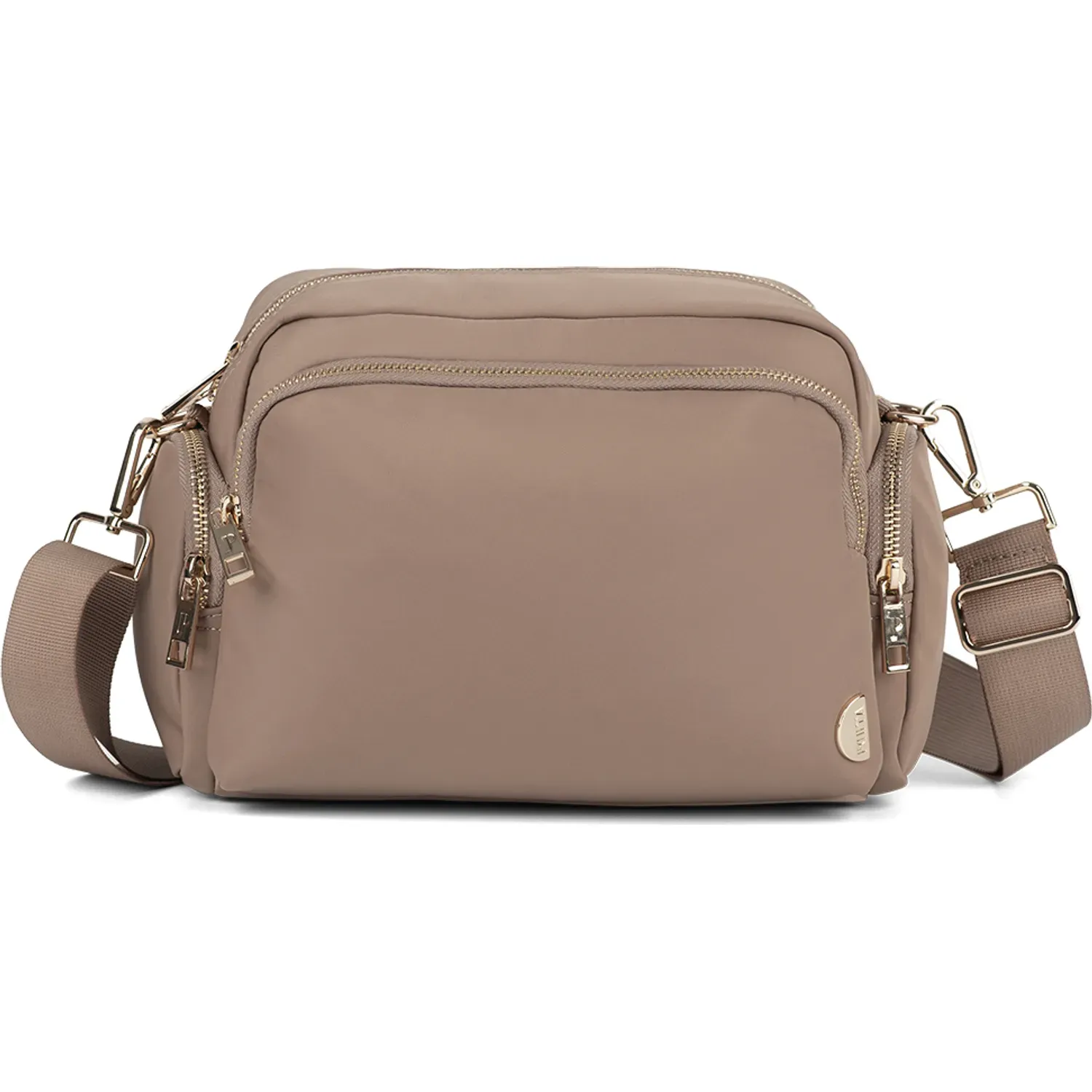 PORTA Bolso Porta Mujer Asiri color beige | Platanitos