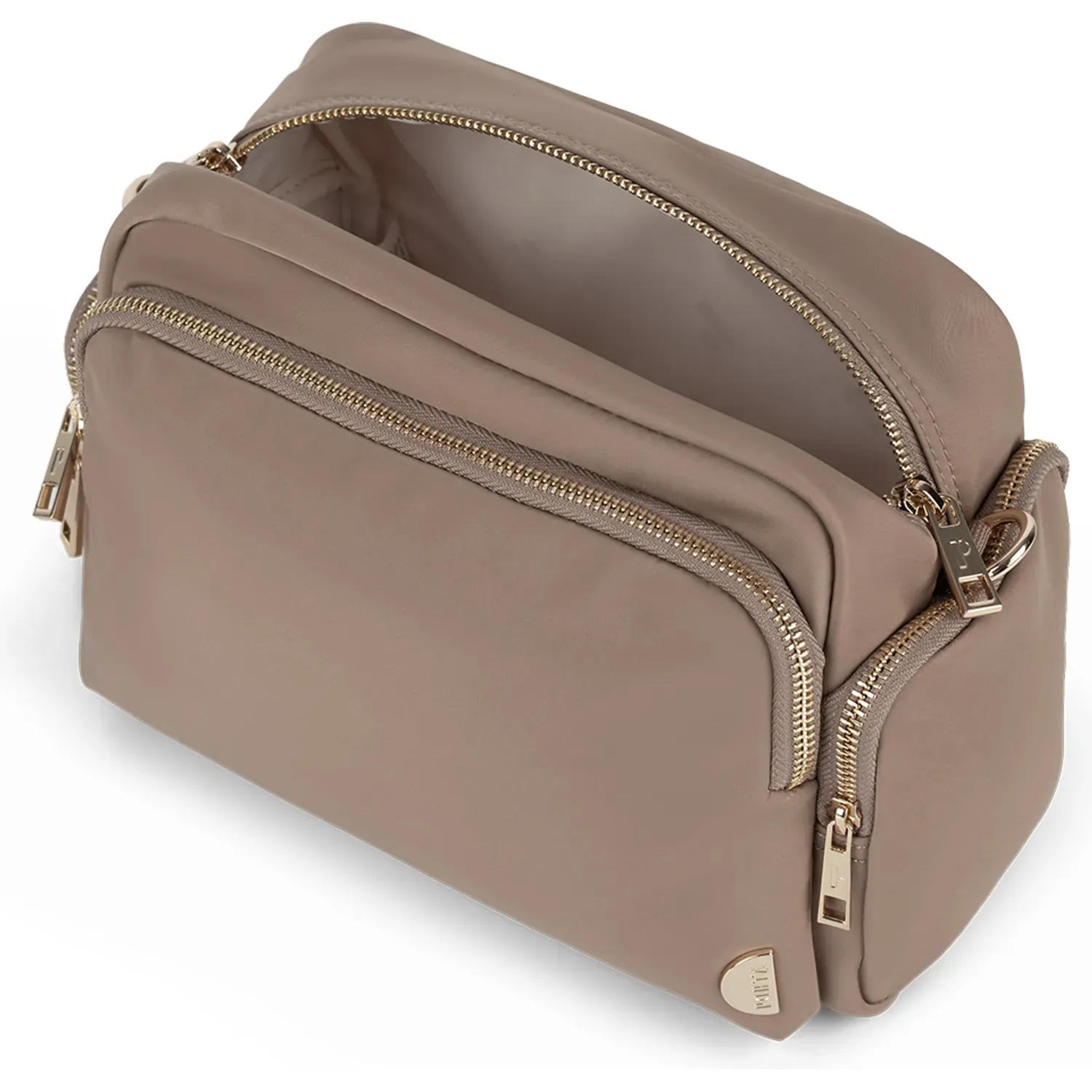 PORTA Bolso Porta Mujer Asiri color beige | Platanitos