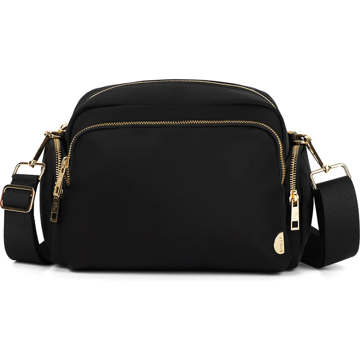 PORTA Bolso Porta Mujer Asiri color negro | Platanitos